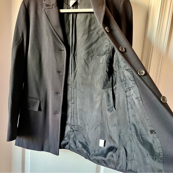 J. CREW Black Longline Button Down Blazer Coat—SZ. 10 - Picture 8 of 12